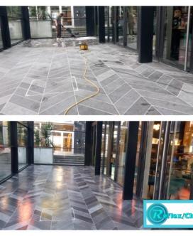  Découvrez comment nous avons redonné vie au sol d'un restaurant à Levallois-Perret ! 